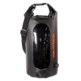 YakAttack 10L HD Roll-Top Drybag with Air Valve, Black Carbon - view 1