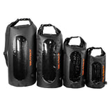 YakAttack 10L HD Roll-Top Drybag with Air Valve, Black Carbon - view 9