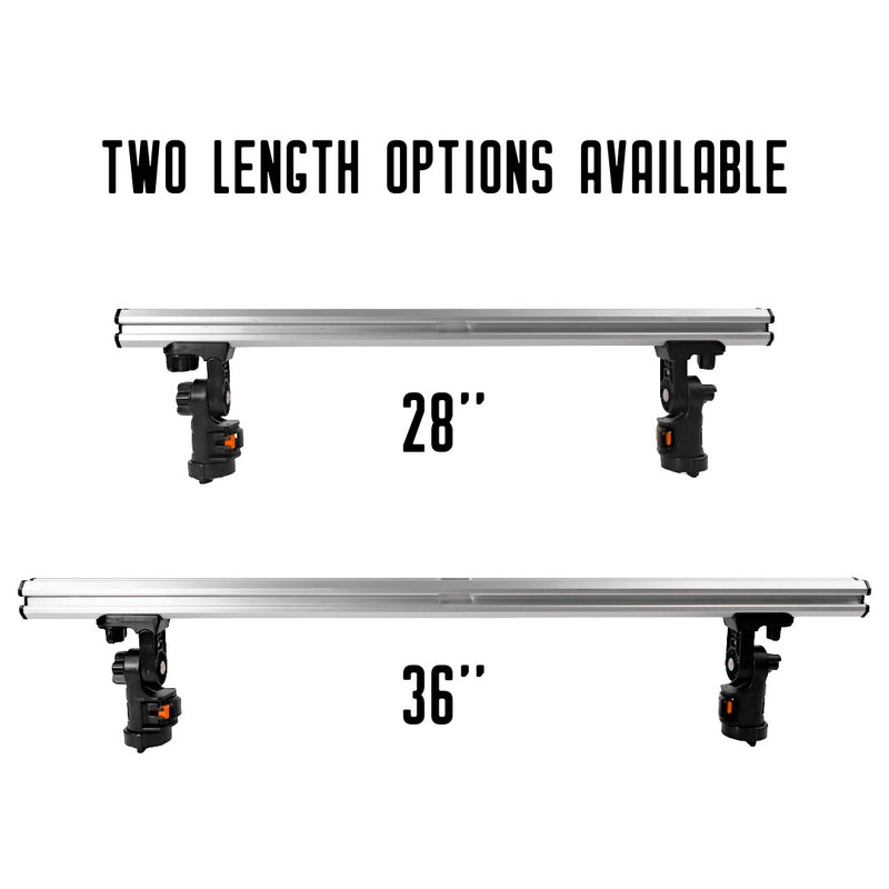 YakAttack Command Center CrossBar, with Track Mounted LockNLoad™ Mounting System - available at Trusty Sail & Paddle, Morehead City NC