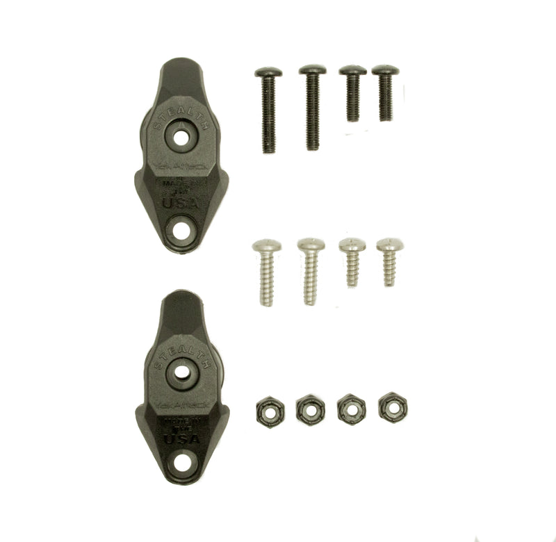 YakAttack Stealth Pulley, 2 Pack with Hardware - available at Trusty Sail & Paddle, Morehead City NC