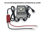 Trusty Sail & Paddle Amped Outdoors 24V100Ah Trolling Motor Lithium Battery Bundle - Bluetooth - Heated - 24V 10A Charger - view 4