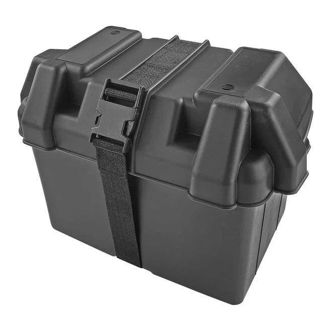 Sea Volt Battery Box - Group 27 With Strap - available at Trusty Sail & Paddle, Morehead City NC