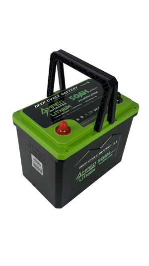 Amped Outdoors 24V50AH Lithium Battery (LiFePO4) - Bluetooth - Heated