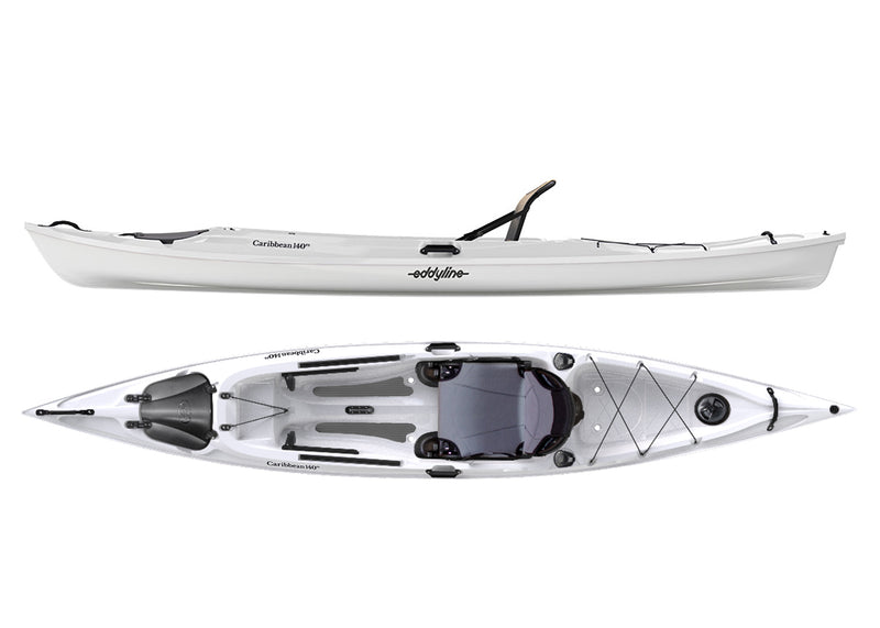 Eddyline Eddyline Caribbean 140 FS - available at Trusty Sail & Paddle, Morehead City NC