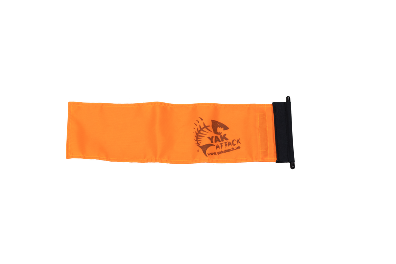 YakAttack VISIPole II™, GearTrac™ Ready, Includes Flag and Mighty Mount - available at Trusty Sail & Paddle, Morehead City NC