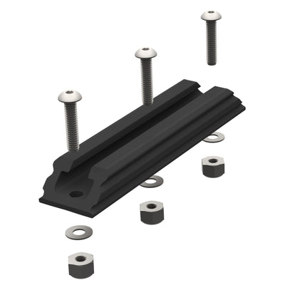 YakAttack GTSL90 GearTrac 4'' Black - available at Trusty Sail & Paddle, Morehead City NC