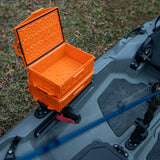 YakAttack TracPak Combo Kit, Two Boxes and Quick Release Base, Orange - view 8