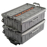 YakAttack TracPak Combo Kit, Two Boxes and Quick Release Base, Battleship Grey - view 1
