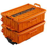 YakAttack TracPak Combo Kit, Two Boxes and Quick Release Base, Orange - view 2