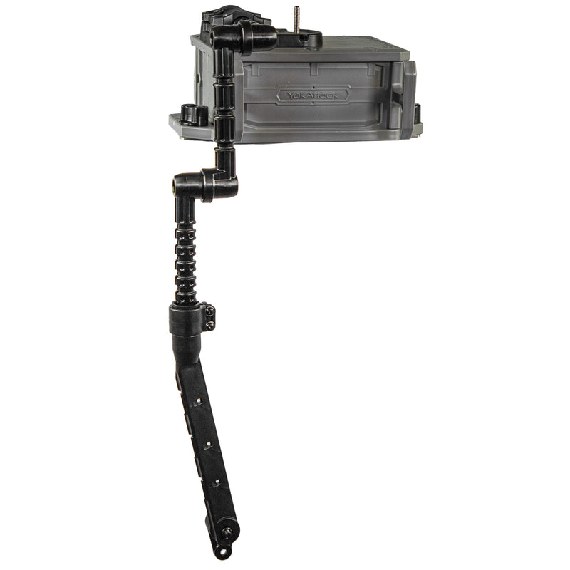 YakAttack CellBlok Battery Box in Battleship Grey and SwitchBlade Transducer Arm Combo - available at Trusty Sail & Paddle, Morehead City NC