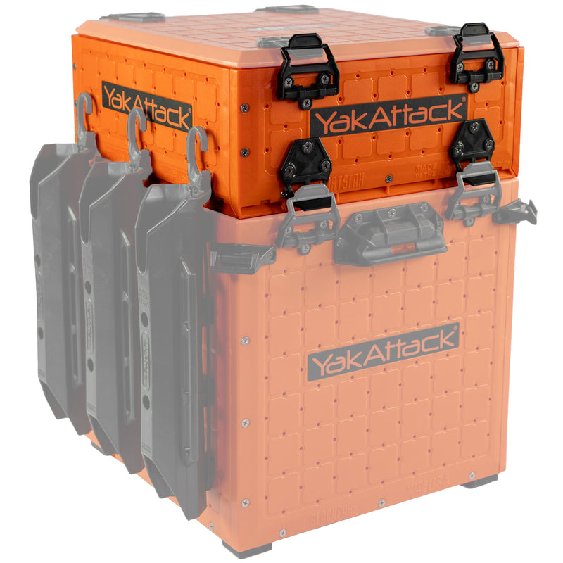 YakAttack 13x13 ShortStak Upgrade Kit for BlackPak Pro, YakAttack Orange - available at Trusty Sail & Paddle, Morehead City NC