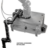 YakAttack CellBlok Battery Box in Battleship Grey and SwitchBlade Transducer Arm Combo - view 5