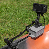 YakAttack CellBlok Battery Box in Battleship Grey and SwitchBlade Transducer Arm Combo - view 14