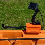 YakAttack CellBlok Battery Box in Orange and SwitchBlade Transducer Arm Combo - view 16