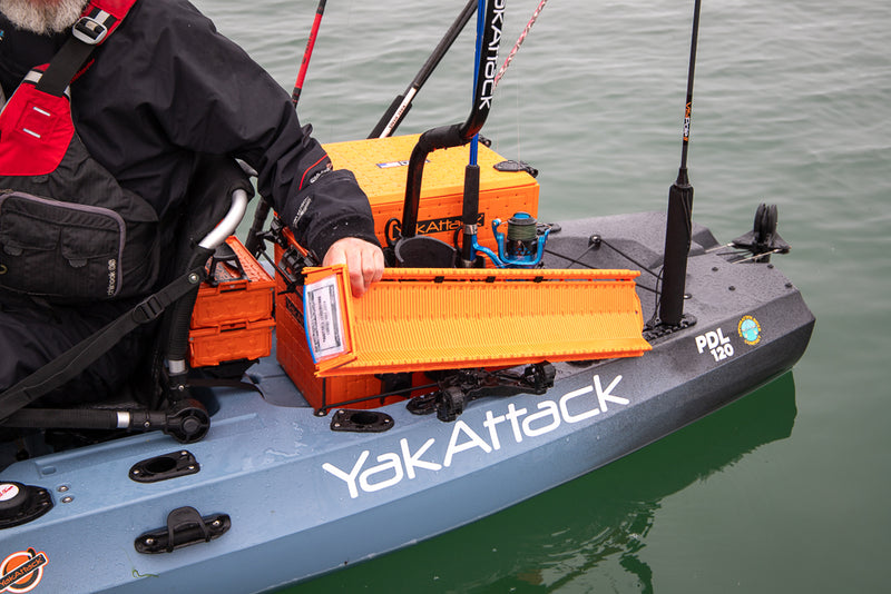 YakAttack LeaderBoard DoubleHeader Track Mount - available at Trusty Sail & Paddle, Morehead City NC