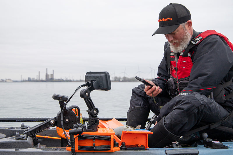 YakAttack Metric LeaderBoard - 71 cm Measuring Board with Built-In Identifier Holders and Cull Tabs, Orange - available at Trusty Sail & Paddle, Morehead City NC
