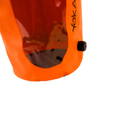 YakAttack 10L Roll-Top Drybag with Air Valve, Orange - view 4