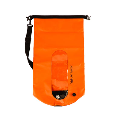 30L Roll-Top Drybag with Air Valve, Orange