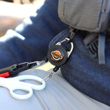 YakAttack Double Attachment Clip-on Retractor, Dual 18