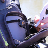 YakAttack Double Attachment Clip-on Retractor, Dual 18