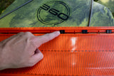 YakAttack Metric LeaderBoard - 71 cm Measuring Board with Built-In Identifier Holders and Cull Tabs, Orange - view 27