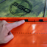 YakAttack Metric LeaderBoard - 71 cm Measuring Board with Built-In Identifier Holders and Cull Tabs, Orange - view 28