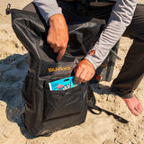 YakAttack 20L Roll-Top Drybag Backpack - Black Carbon - view 25