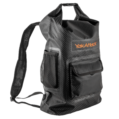 20L Roll-Top Drybag Backpack - Black Carbon