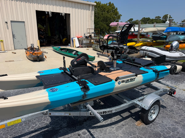 2024 Blue Sky Boatworks 360 Angler Pedal/Motor Kayak