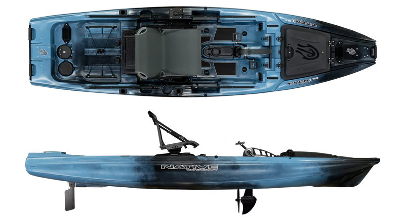 Native Watercraft Native Watercraft Titan X 12.5 Propel Pedal Powered Kayak - available at Trusty Sail & Paddle, Morehead City NC