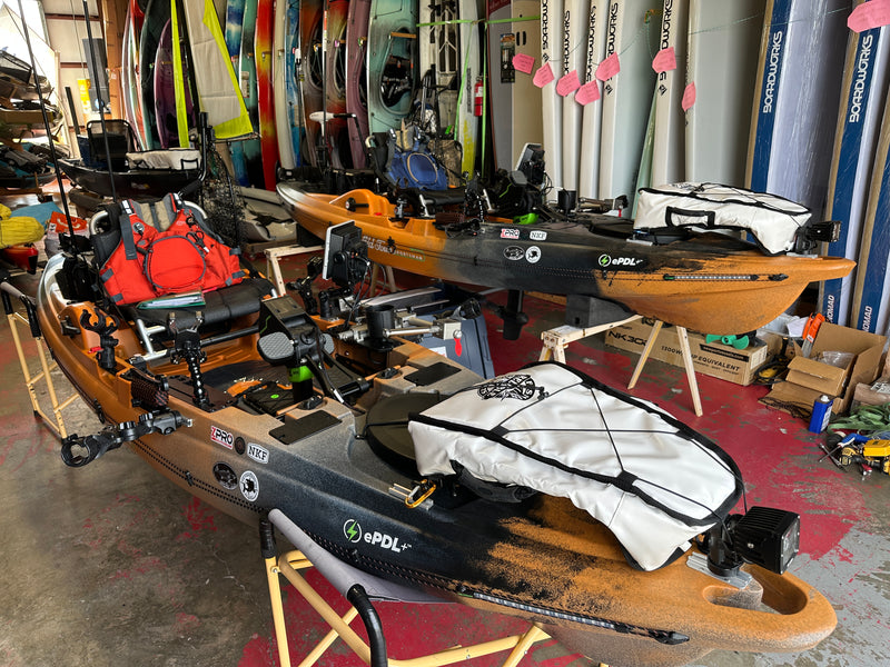 Trusty Sail & Paddle Elite PRO Fisherman Package - available at Trusty Sail & Paddle, Morehead City NC