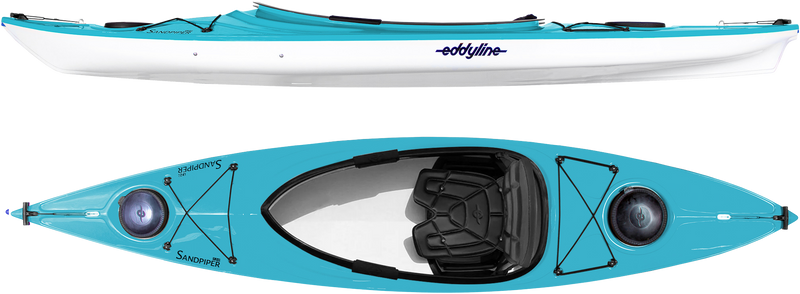 Eddyline Eddyline Sandpiper 120 - available at Trusty Sail & Paddle, Morehead City NC