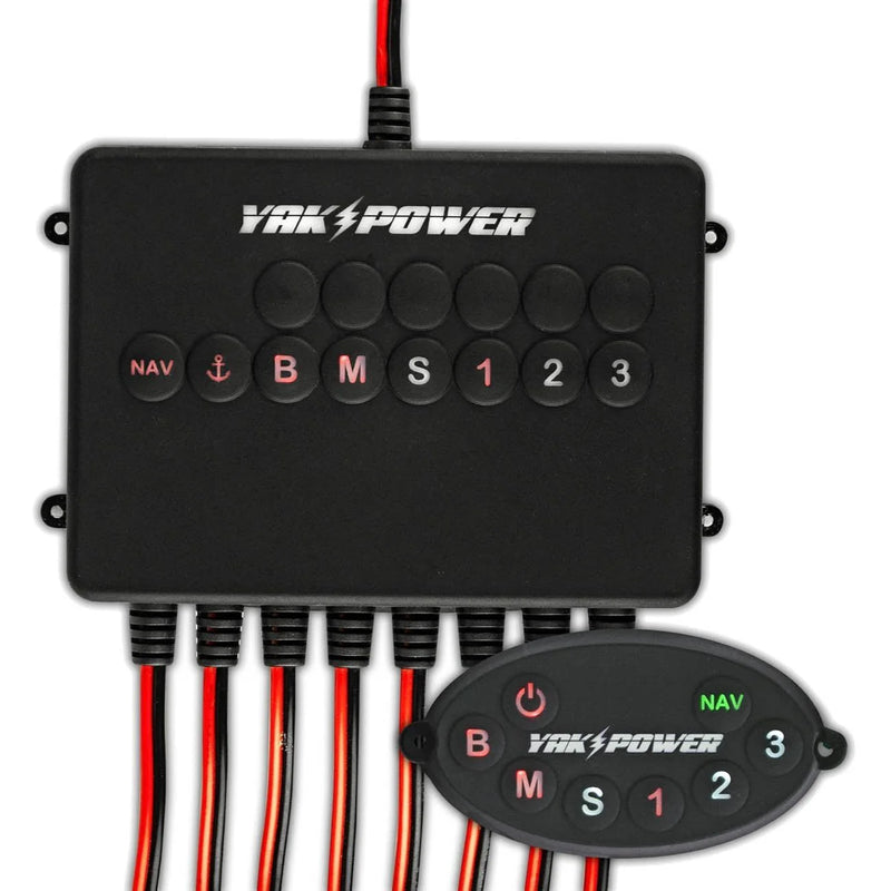 Yak Power Yak Power YP-RP8R 8 Circuit Bluetooth Enabled Switching System - available at Trusty Sail & Paddle, Morehead City NC